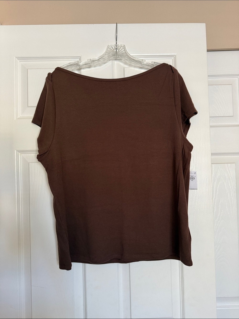 Old Navy Snug Brown Boatneck T-shirt XXL